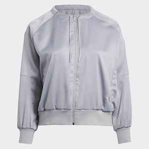 Grey adidas Women's Glam on Bomber Jacket
